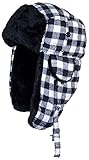 Best Winter Hats Big Kids Plaid Russian/Aviator Winter Hat (One Size)