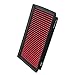 Upgr8 U8701-1502 Hd PRO OEM Replacement High Performance Dry Drop-in Panel Air Filter Red (Excluding Mazda 2.0L and 2.3L Skyactiv Engine)