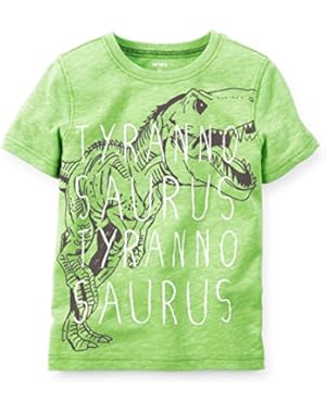 Boys Tyrannosaurus Tee, Lime Green, 6m [Apparel]