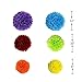 Fiesta Party Decorations, Paper Fans, Pom Poms and Rainbow Party Supplies for Birthdays, Cinco De Mayo, Festivals, Carnivals, Graduation (20 Pieces)