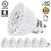 TORCHSTAR Dimmable MR16 GU10 LED Light Bulb, 6W (50W Equivalent), High CRI90+, 2700K Soft White, 36° Beam Angle, 360Lm, Damp Location Available, 5 YEAR WARRANTY, Pack of 6