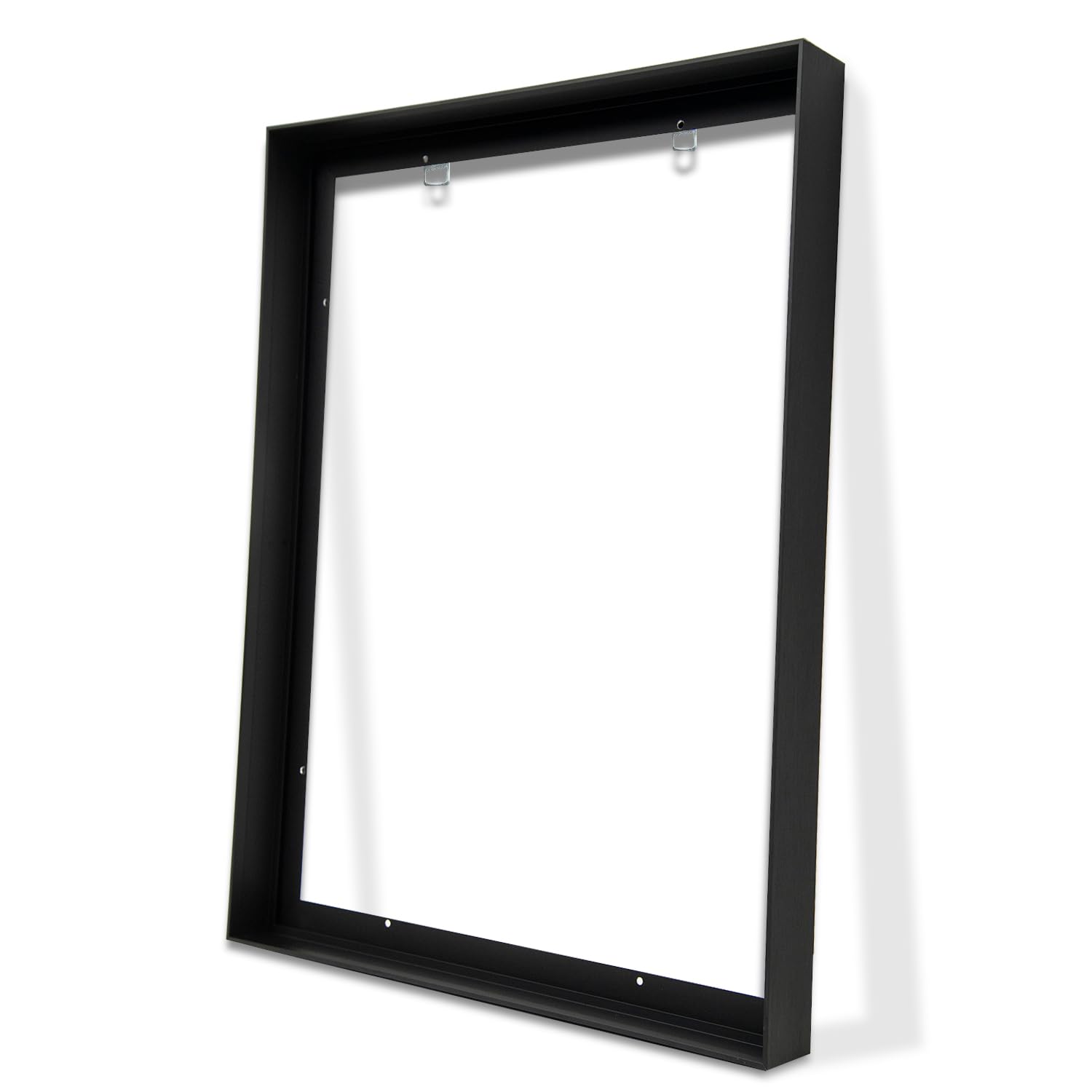 Photo 1 of ARTGOW Metal Floating Frame for 40"x60" Canvas Oil Paintings, DIY Canvas Frame with 1.5" Deep, Floater Frames for Prints Wall Art/Portrait/Landscape Living Room Bedroom Kitchen Decor (Black)