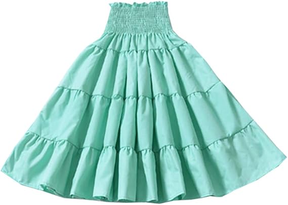 Amazon Yayarunka ビーチスカート ガールズ 夏服 海遊び 無地 ヨーロッパ風 ダーツ模様 Size 100 グリーン サングラス ファッション眼鏡 通販