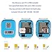 Kids Smartwatch Children Watches with SIM Card Included,Two-Way Call SOS,Games Camera Voice Chat Flashlight LBS Positioning (Blue)