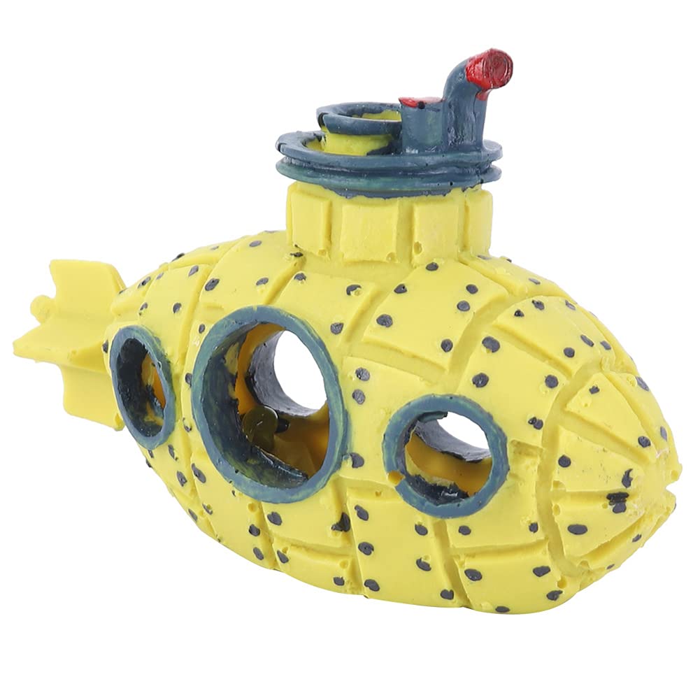 XiangXin Submarine Aquarium Air Bubbler, Fish Tank Ornament, Air Bubbler Stone Set for Fish Tank