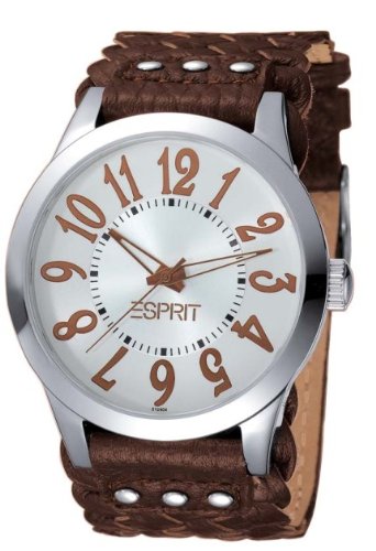 Esprit Damen Armbanduhr LIBERATION WOVEN BROWN A.ES102412005