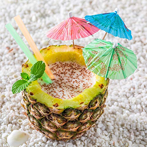 Boao 288 StückeCocktail Regenschirm Picks Getränk Picks Cocktail Sonnenschirme Assorted Regenschirm Sonnenschirm Papier… – Bild 7