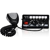 Whelen 295SLSA6 Siren &amp; Light Controller - Dual 100-Watt Speaker Support | 18 Siren Tones, Hands-Free Operation, SAE J1849 and Title XIII Compliant, Night Visibility LED Buttons