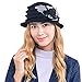 Women’s French Beret - 100% Wool Cloche Hat - Beret Beanie for Winter C020 (Black)