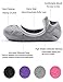 ELUTONG Pilates Yoga Non Slip Grips Socks 4 Pairs Sticky Ballet Workout Hospital Socks for Women