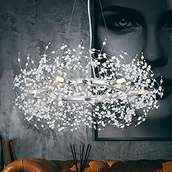 Macarena Modern Silver Crystal