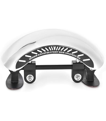 thumbnail image 2 of Chrome Blade Motorcycle Mirrors – Universal Fit For Honda Fury VT1300CX & More – Aluminum 2 of 6