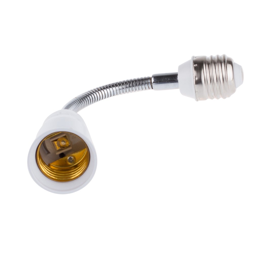 Lemonbest 4pcs E27 Light Lamp Bulb All Direction Extension Adapter