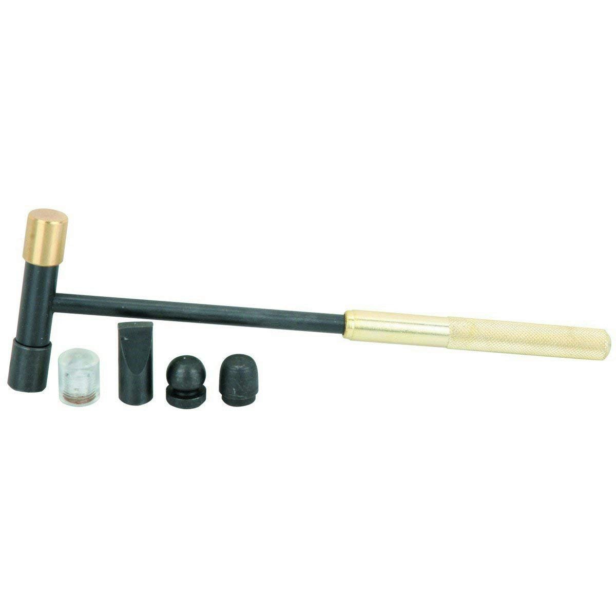 Central Purchasing, LLC Hammer Mallet with 6 Metal/Plastic Heads, Yellow