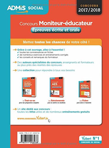 Amazon Fr Concours Moniteur Educateur Epreuves Ecrite Et Orale L Essentiel En 45 Fiches Concours 2017 2018 Charroin Claude Suissa Lucienne Livres