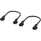 Corsair iCUE Link Cables - 2X 135mm Slim 90&deg; - Black