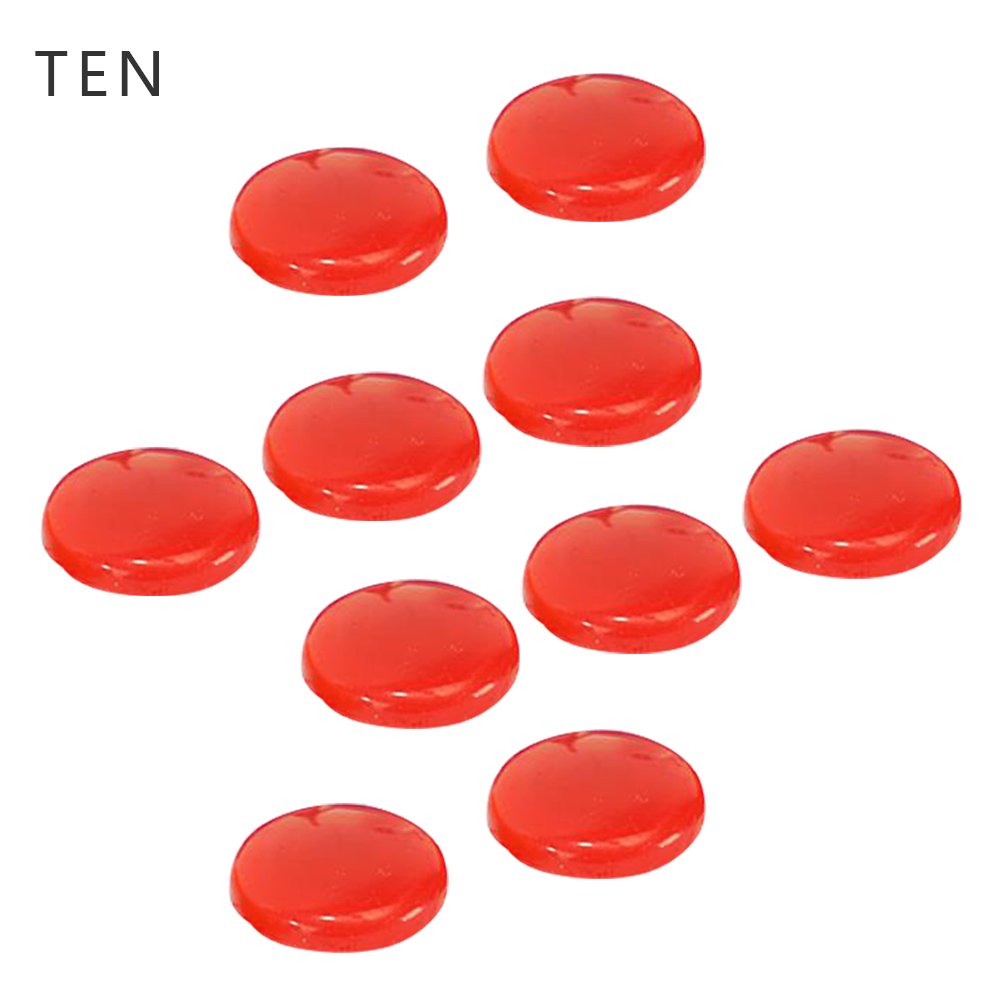 Nicky 10 Rojo Ø 30 mm Mini Imanes para Placa Magnética Pizarra ...