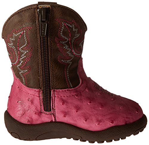 Roper Girls' Annabelle Western Boot, Pink, 3 M US Infant