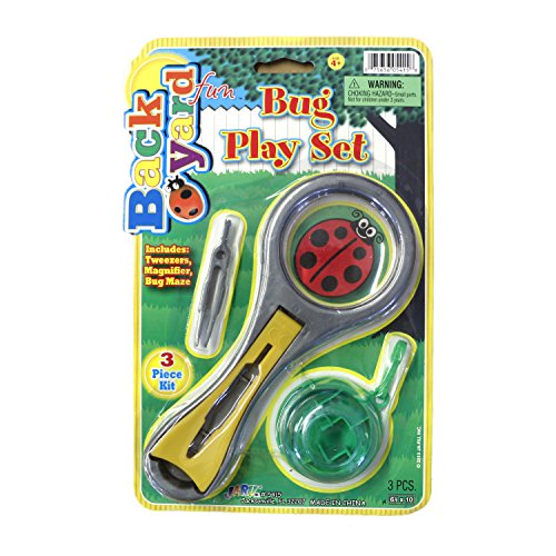 Backyard Fun Bug Insect Critter Catch Tools and Play Set (Assorted Colors)