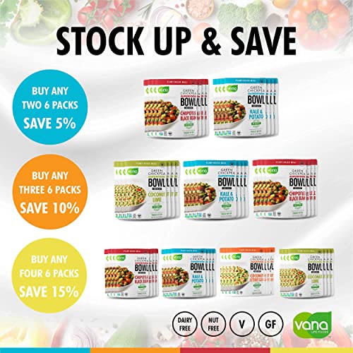 Vana Life's Foods Plant based Ready Meal Green Chickpea Superfood