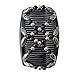 Lovef Comb Hair Clips for Women and Girls Stylish and Fashionable Accessories for Easy Hair Dos Tribal (White Black and Gold) (Black)