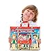 T.S. Shure Lil' Farmer Friends Fran & Frank Wooden Magnetic Dress-Up Playset