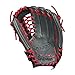 WILSON 2018 A1000 kp92 Gloves - Right Hand Throw Black/Gray/Red, 12.5