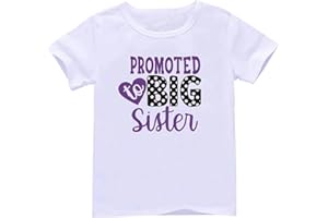 Going to be a Big Sister Announcement Tees Toddler Baby Girl Big Sister T Shirts Tops Clothes Novelty Gift Summer Outfit