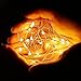 Outdoor String Lights, Fairy Lights, 9.8ft Battery Fairy Lights, Waterproof Fairy String Lights, Decorative Silver Wire Starry Lights for Valentines, Home, Wedding, Bedroom, Party, Holidays(Yellow)