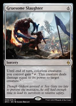 Magic: the Gathering - Gruesome Slaughter (009/274) - Battle for Zendikar