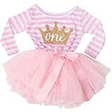 NNJXD Girl Shinny Stripe Baby Girl Sleeveless Printed Tutu Dress