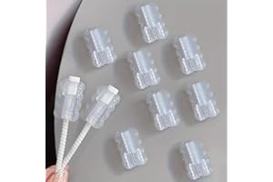 10PCS Data Cable Protector Sleeves Anti-Breakage Cord Saver Mobile Phone Accessory Flexible Cord Management A Flexible Cable 