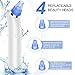 COOFO Blackhead Remover, Vacuum Blackhead Removal Peel Tool Extractor with 4 Multi-Functional Probes Electric Skin Pore Cleanser, Rechargeable Vacumn Suction Comedone Acne Eliminator with 4 Suctions