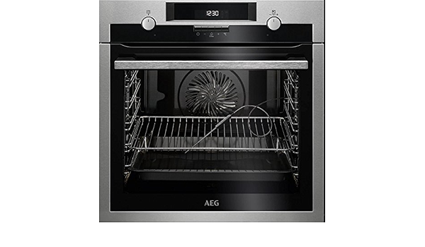 AEG BPE542120M Electric oven 71L A+ Acero inoxidable - Horno (Medio,  Electric oven, 71 L, 30 - 300 °C, 1900 W, 3 shelves) : Amazon.es: Hogar y  cocina