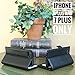 iPhone 8 Plus Case, iPhone 7 Plus Case -- iPulse Italian Full Grain Leather Handmade Flip Wallet Case For iPhone 7 Plus and iPhone 8 Plus ( 5.5 inches) -- Black