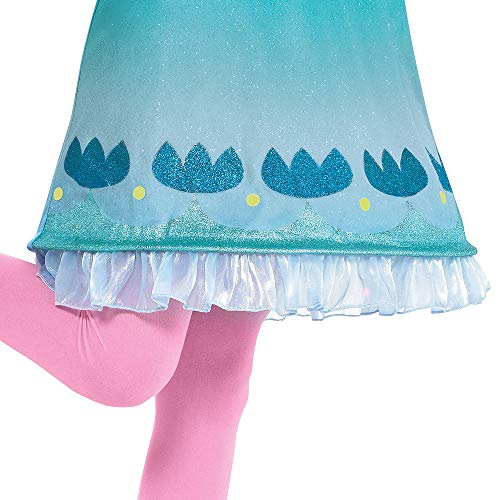 Party City Queen Poppy Halloween Costume for Girls, Trolls World Tour