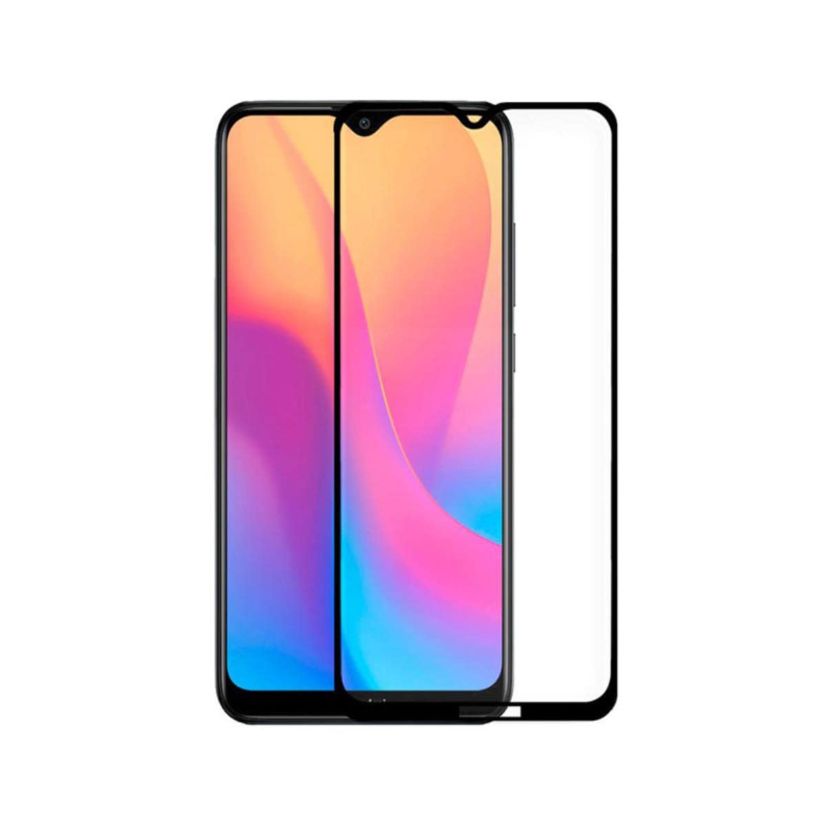 Cool Tempered Glass Screen Protector for Xiaomi Redmi 8 / 8A (Full 3D Black)