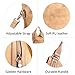 JOYSON Women Handbags Hobo Shoulder Bags Tote PU Leather Handbags Fashion Large Capacity Bags Apricot