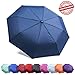 Frostfire Kolumbo Travel Umbrella Proven “Unbreakable” Windproof Tested 55MPH Sturdy, Durability Tested 5000 Times - Compact, UltraSlim Windmaster Umbrella, Auto Open/Close