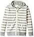 Burt's Bees Baby Boys' Toddler Organic Zip Hoodie, Ivory Stripe French Terry, 3T