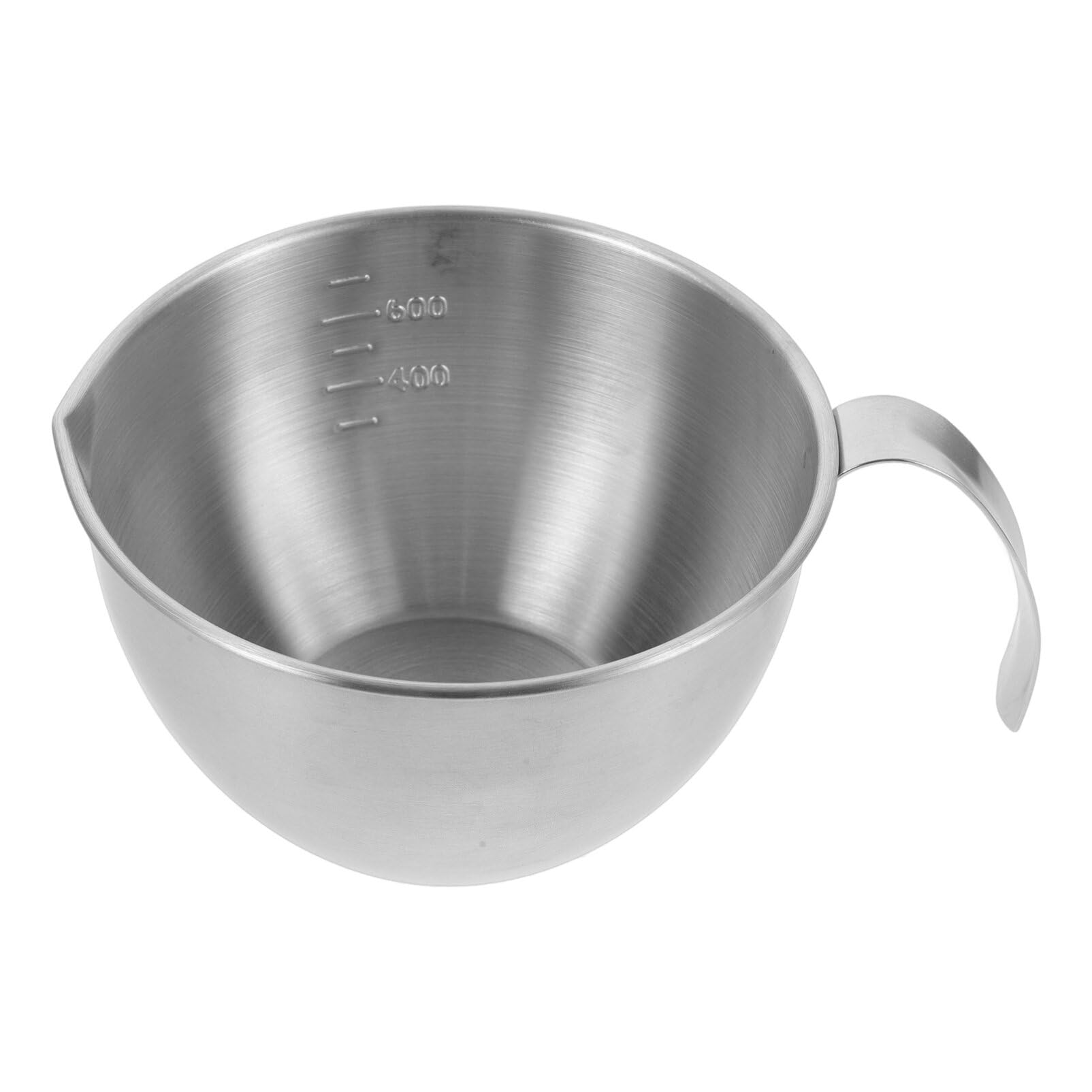 Photo 1 of Stainless Steel Mixing Bowls: Nesting Bowls with Handle and Pour Spout for Baking Cooking - 600ml/21.16oz