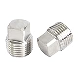 Joywayus 3/4" NPT Male Pipe Plug Outer Square Head