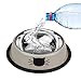 Ureverbasic Cat Bowls Stainless Steel Dog Bowl 8oz for Small Pets Puppy Kitten Rabbit Non-Skid Cat Food Bowls Easy to Clean Durable Cat Dish for Food and Water