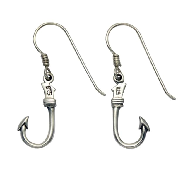 Sterling Silver Fish Hook Wire Earrings Dangle Earrings