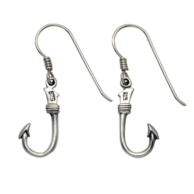 Sterling Silver Fish Hook Wire Earrings Dangle Earrings