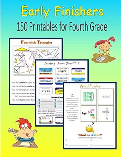 Download Early Finishers: 150 Printables for Fourth Grade PDF