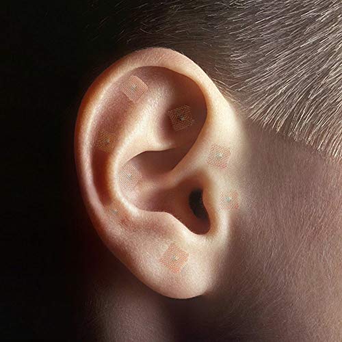 Ear Seeds,AutumnFall 300pcs Magnetic Therapy Ear Patch Auricular Auriculotherapy Acupuncture Seeds Paste (Gold)