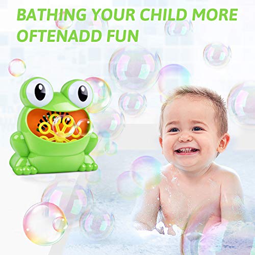 HOMOFY Automatic Bubble Blower Electric Bubble Maker Rich Bubble Over 500 Bubbles Per Minute with 1 Bottle Durable Solution Gifts Toys for 2 3 4 5 Year Old Boys/Girls/Kids,Outdoors&Party&Wedding