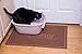 Extra Large Cat Litter Mat - Best Non-Slip, Non-Toxic, Extra-Durable & Dust-Free Kitty Scatter Control System-Traps Crystal, Clumping, & Other Litter From Box-Soft On Sensitive Kitten Paws By Petter
