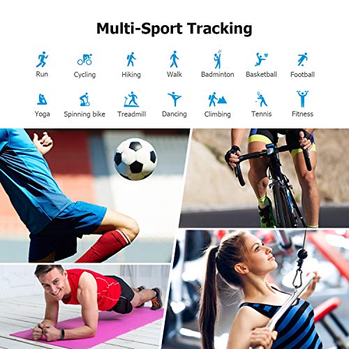 Letsfit Fitness Tracker, Activity Tracker Watch with HR Monitor, Step Counter, Pedometer Watch, Calorie Counter Smart Watch for Kids Women and Men - Thumbnail 4